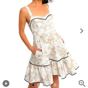 World Map Dress mini/mid length